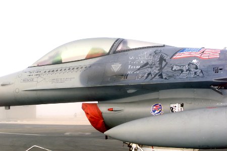 F-16 We'll Take It From Here Nose Art