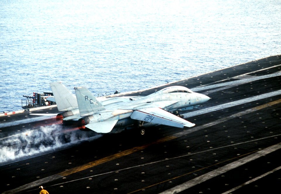 F-14A VF-32 Exercise Display Determination Mediterranean 1986 4