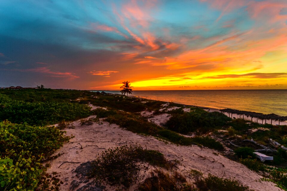 Landscape travel sea photo