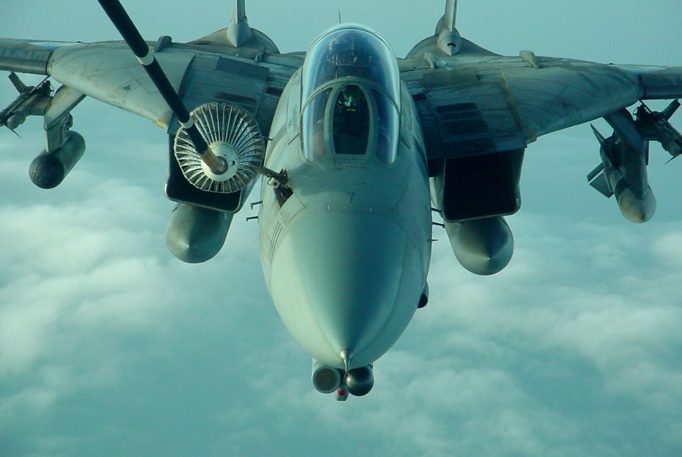 F-14D VF-2 Aerial Refueling Phoenix Sidewinders and LANTIRN