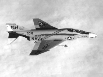 F-4B Phantom II of VF-114 over Vietnam in 1968
