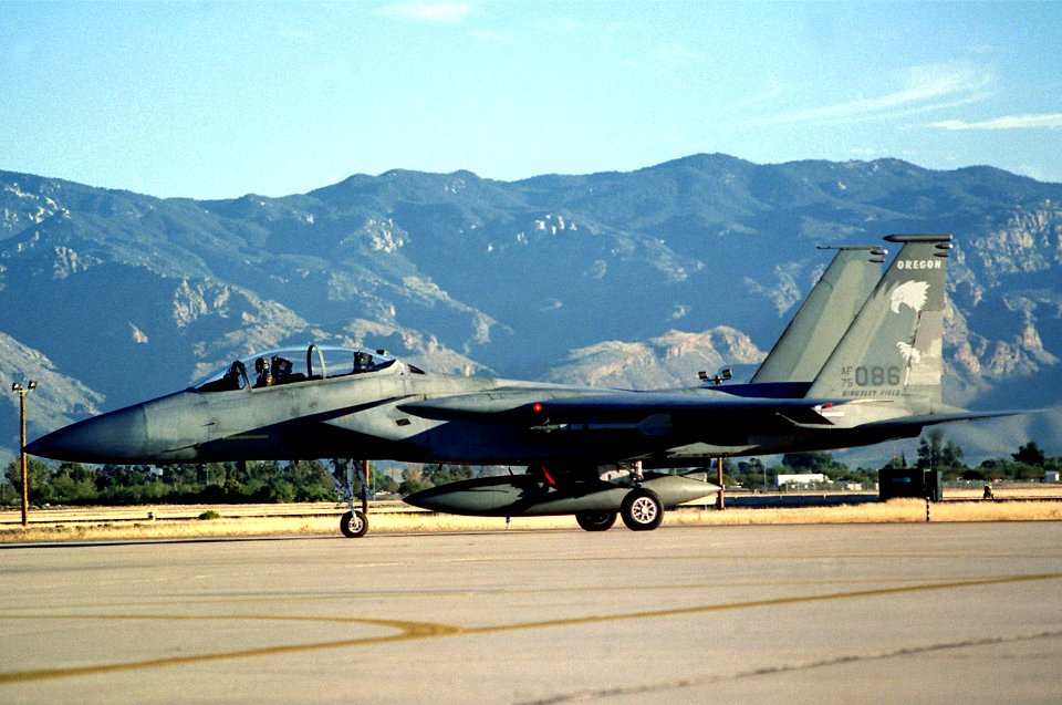 F-15B 114th FS Oregon ANG at Davis-Monthan AFB 1999