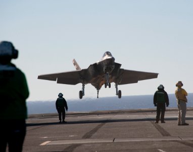 F-35C Lightning II at-sea trials 141104-N-ZZ999-006