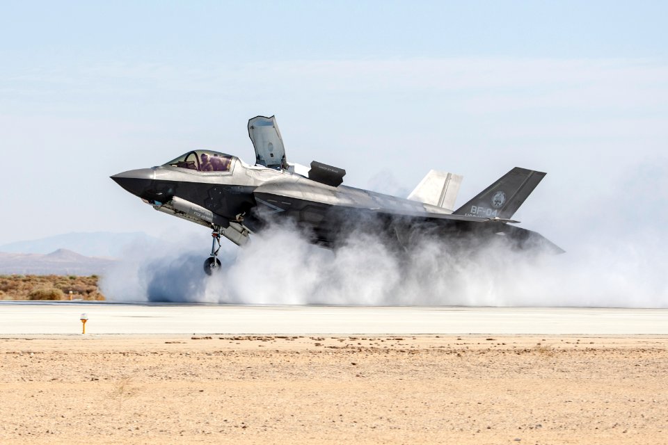 F-35B at Edwards AFB in July 2014