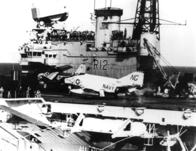 F-4B of VF-96 aboard HMS Hermes (R12) in 1963
