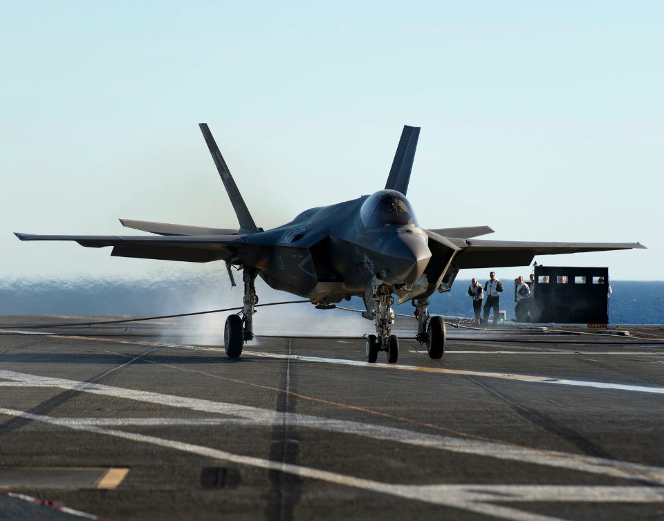 F-35C Lightning II at-sea trials 141104-N-ZZ999-017
