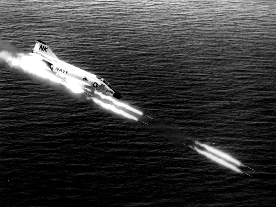 F-4B VF-143 firing rockets NAN1-65