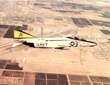 F-4N Phantom II of VF-302 over MCAS Yuma 1979