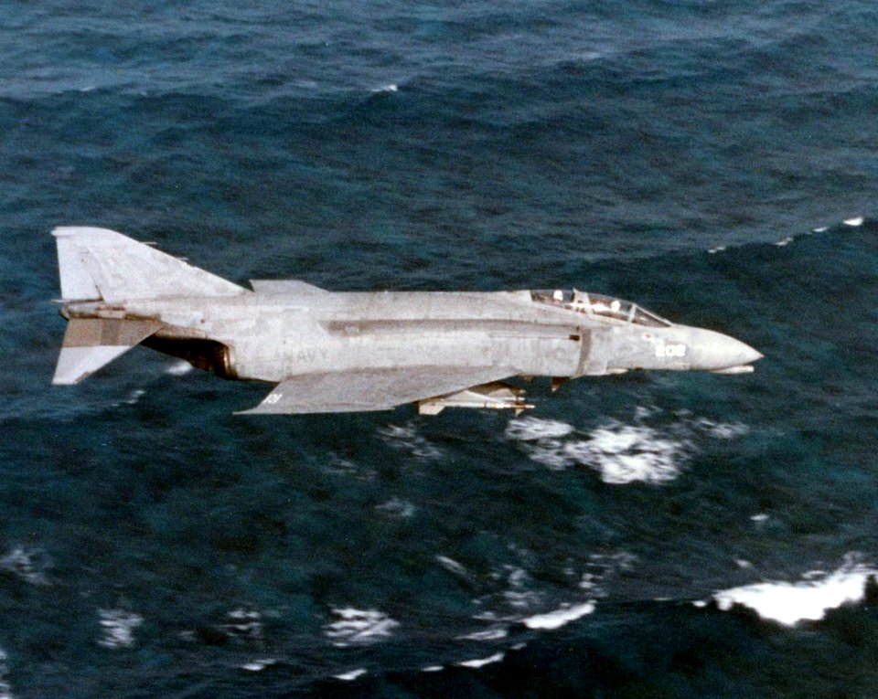 F-4N Phantom VF-21 in flight 1983