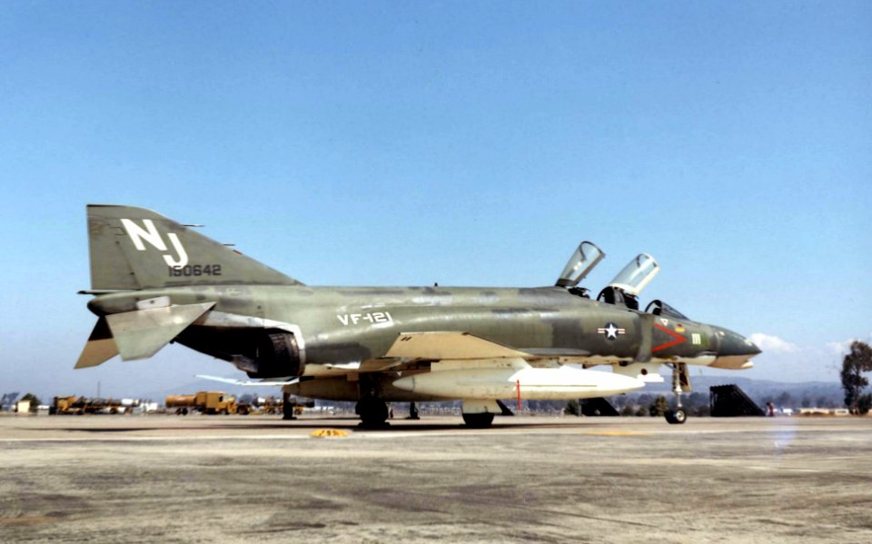 F-4G Phantom II of VF-121 at NAS Miramar 1966