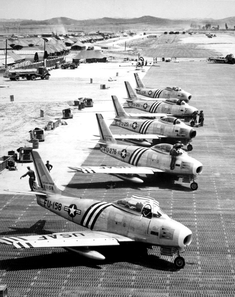 F-86As 4FIW Suwon Jun1951
