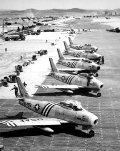 F-86As 4FIW Suwon Jun1951