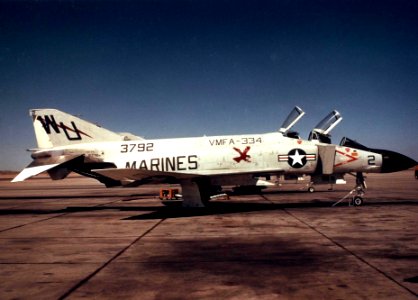 F-4J Phantom of VMFA-334 in December 1967