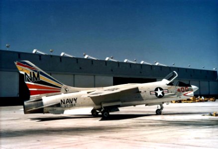 F-8E Crusader VF-194 CAG-bird at NAS Miramar 1966 photo