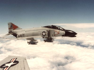 F-4N Phantom II of VF-301 in flight 1980