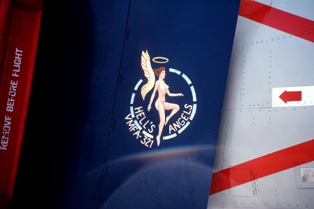 F-4S Hell's Angels Nose Art