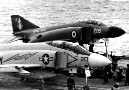 F-4J VF-33 and F-4K 892 NAS on USS Independence (CVA-62) 1971