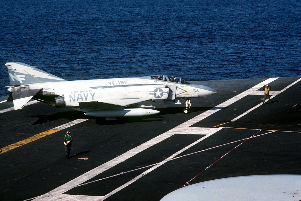 F-4S VF-161 on USS Midway (CV-41) 1981
