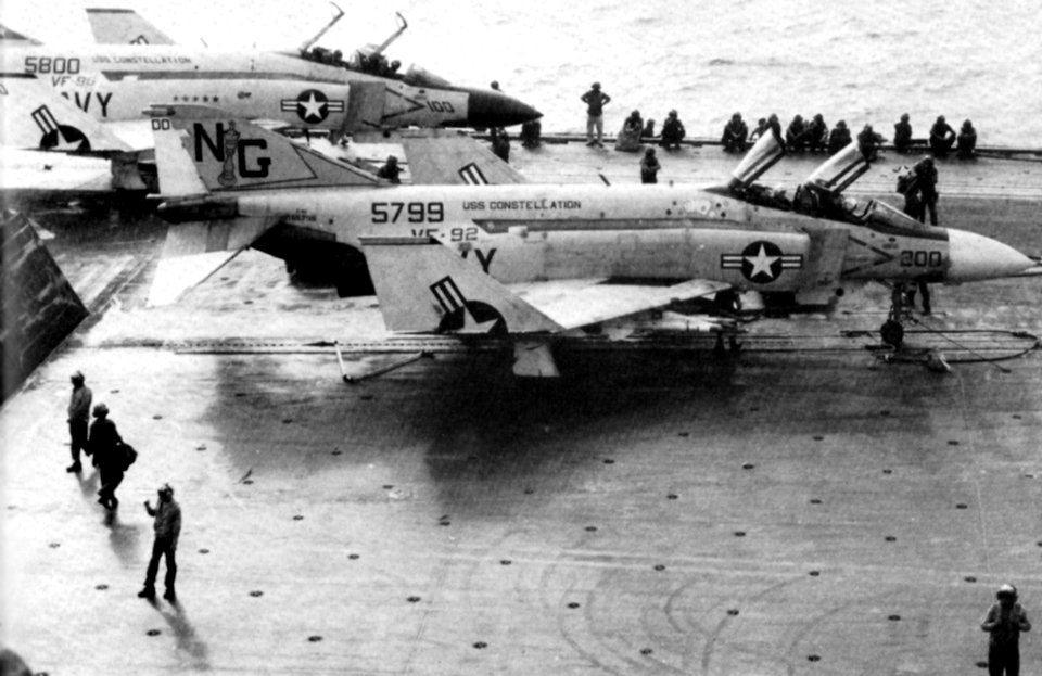F-4Js on USS Constellation (CVA-64) 1972