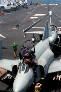 F-4S VF-201 on USS Eisenhower (CVN-69) 1985
