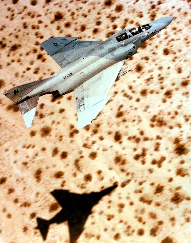 F-4S VF-301 over Imperial Valley 1984