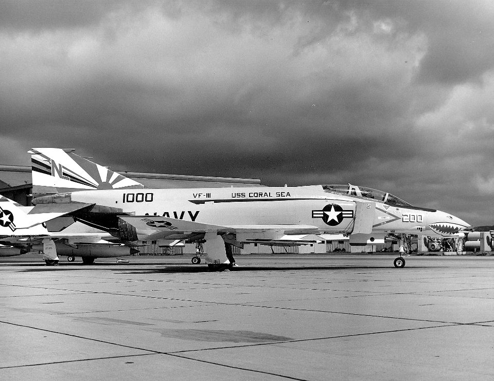 F-4N Phantom II of VF-111 in October 1975