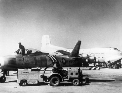 F-86A C-124A Korea 1951 photo