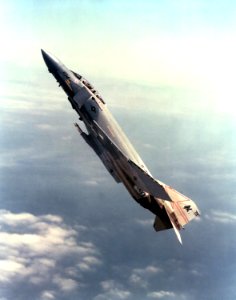 F-4S VF-301 in steep climb 1984
