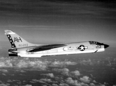 F-8E Crusader of VF-162 in flight in 1968