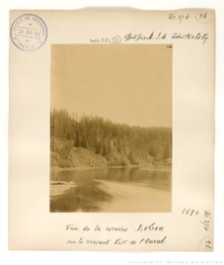F. 26. Vue de la rivière Lobva, sur le versant Est de l'Oural