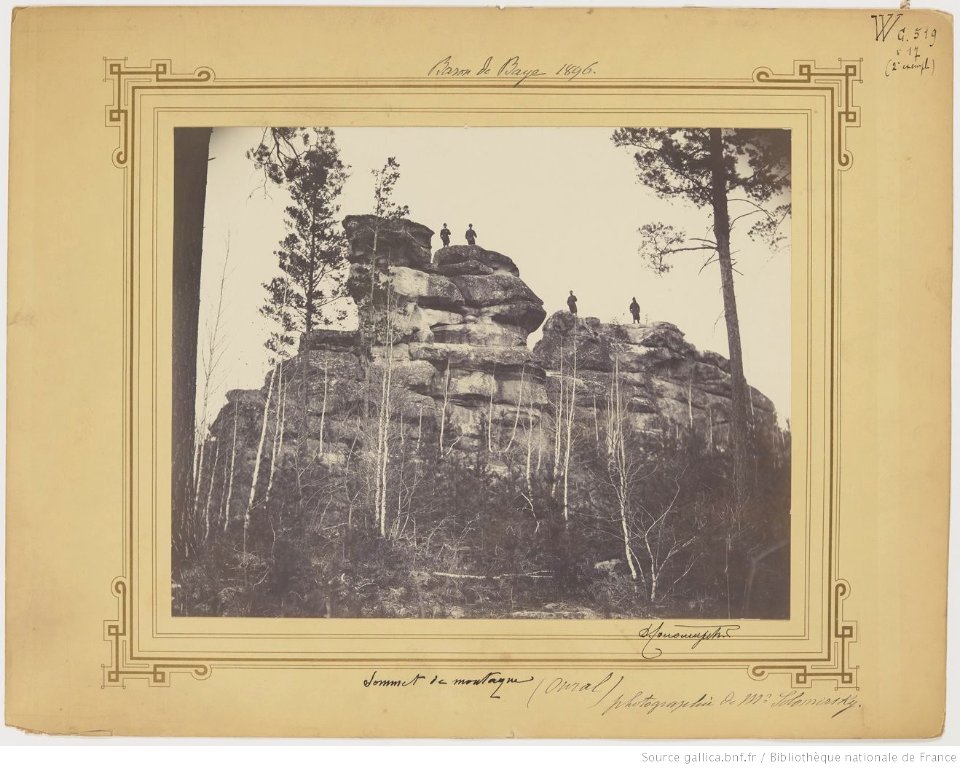 F. 17. Sommet de montagne (Oural) près d'Ekaterinbourg M. Solomirsky