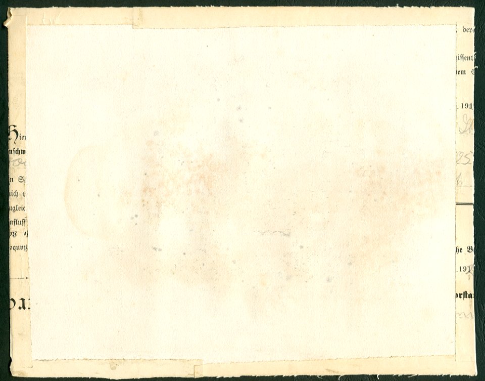 F. Foltz nach R. Höfle - Der Feldsee auf dem Feldberg, Stahlstich um 1850. Rückseite