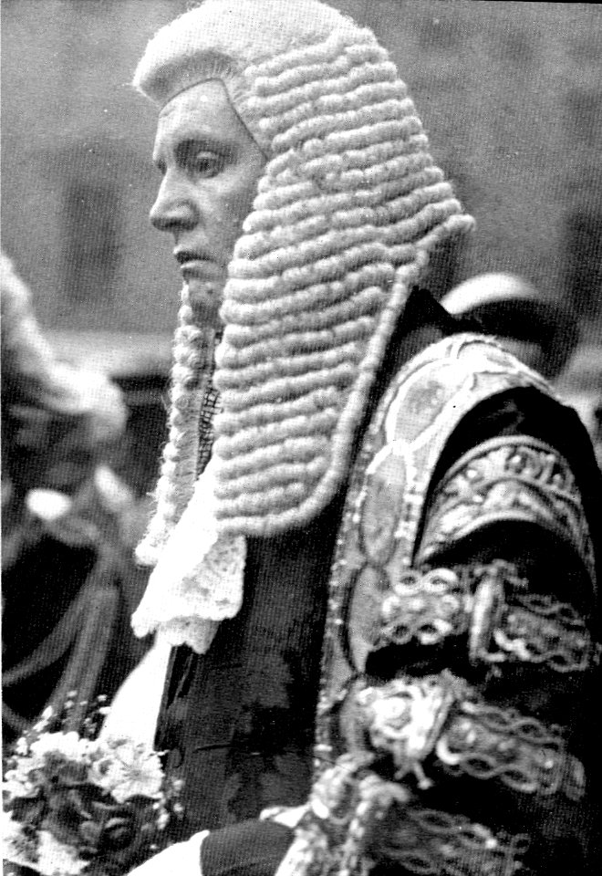 F. E. Smith as Lord Chancellor