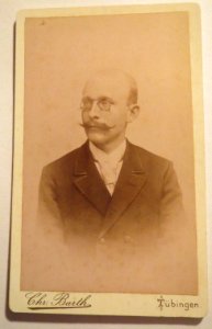 F. Kriebel seinem lieben R. Woche zur freundlichen Erinnerung - Tübingen Wintersemester 1894-95