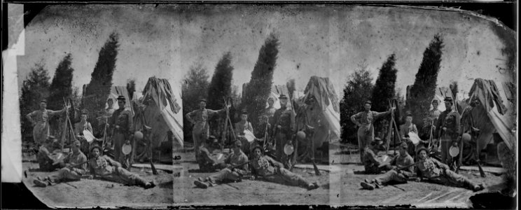 F.A. Dickinson, Co. A, and group - NARA - 529458