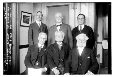 F.L. Brown, S.P. Leet, Rev. J.G. Holdcroft, Marion Lawrence, H.J. Heinz, Bishop J.C. Hartzell LCCN2014705679