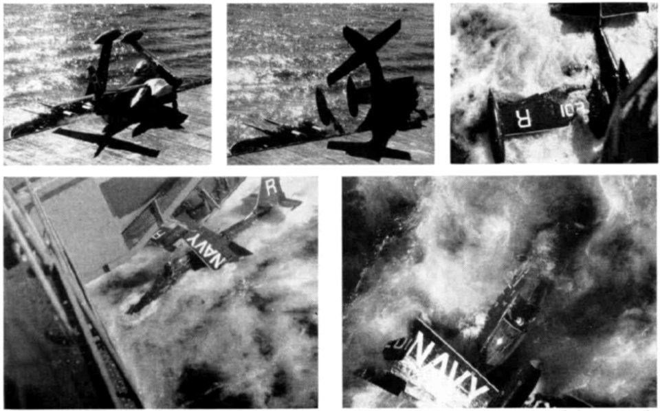 F2H-2 VF-172 accident USS Essex (CV-9) 1951