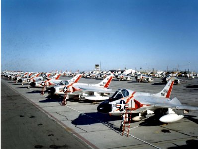 F4D Skyrays of VF-74 at MCAS Yuma in 1959 photo