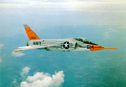 F11F Tiger NATC in flight