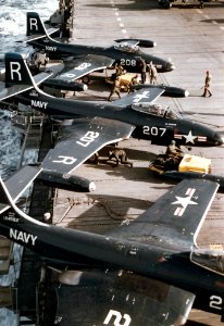 F2H-2s VF-172 on USS Essex (CV-9) c1951
