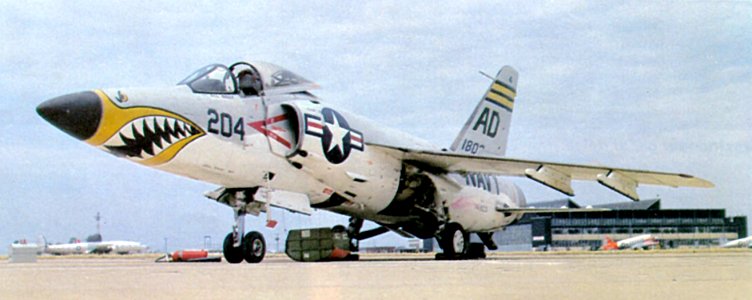 F11F-1 Tiger VF-21 parked