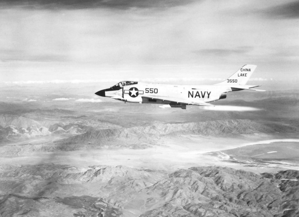 F3H Demon launching AIM-9B 1958