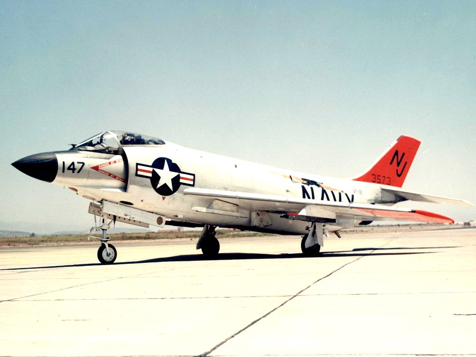 F3H-2 Demon of VF-121 parked c1956
