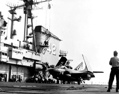 F3D-2 of VC-4 on USS FD Roosevelt (CVB-42) 1952