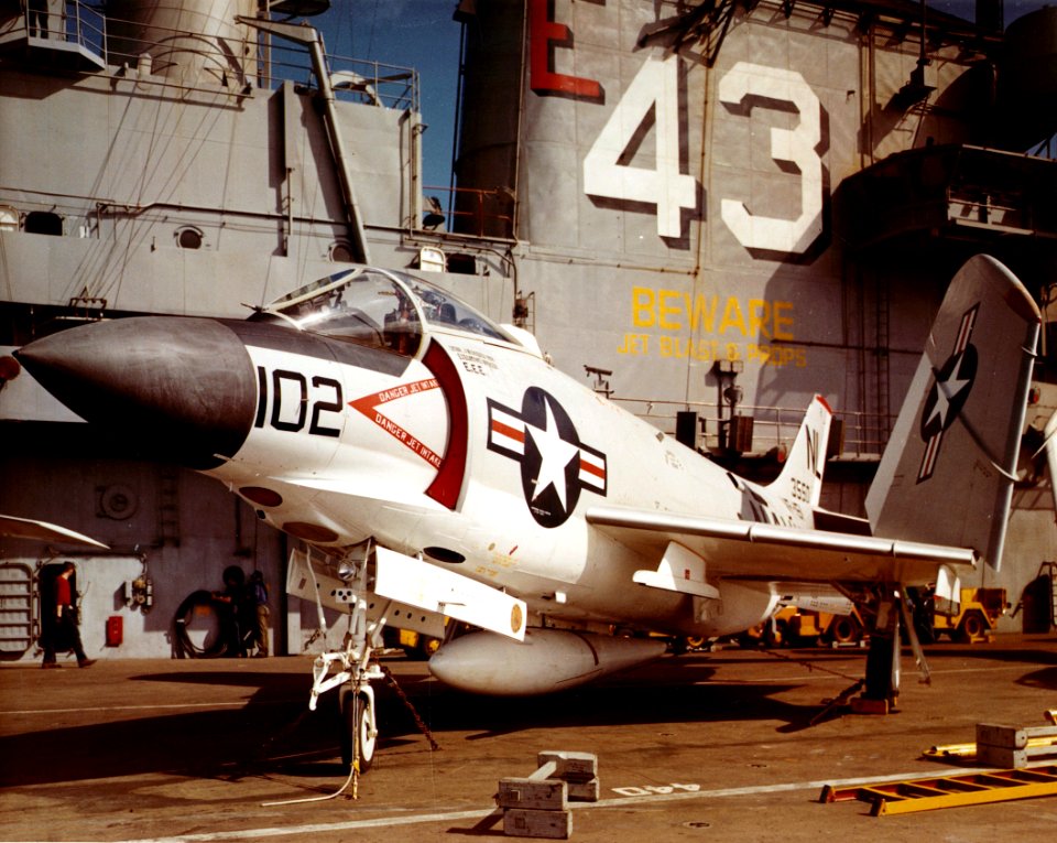 F3H-2N USS Coral Sea CVA-43 1961