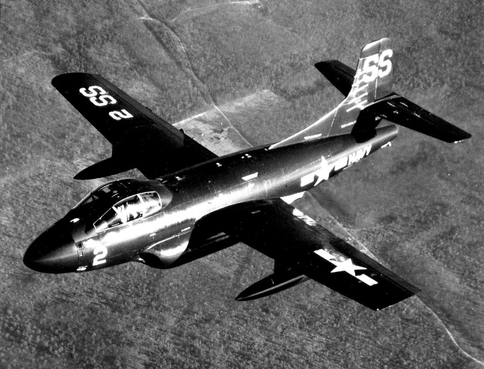 F3D-2 Skyknight of VC-33 in flight 1952