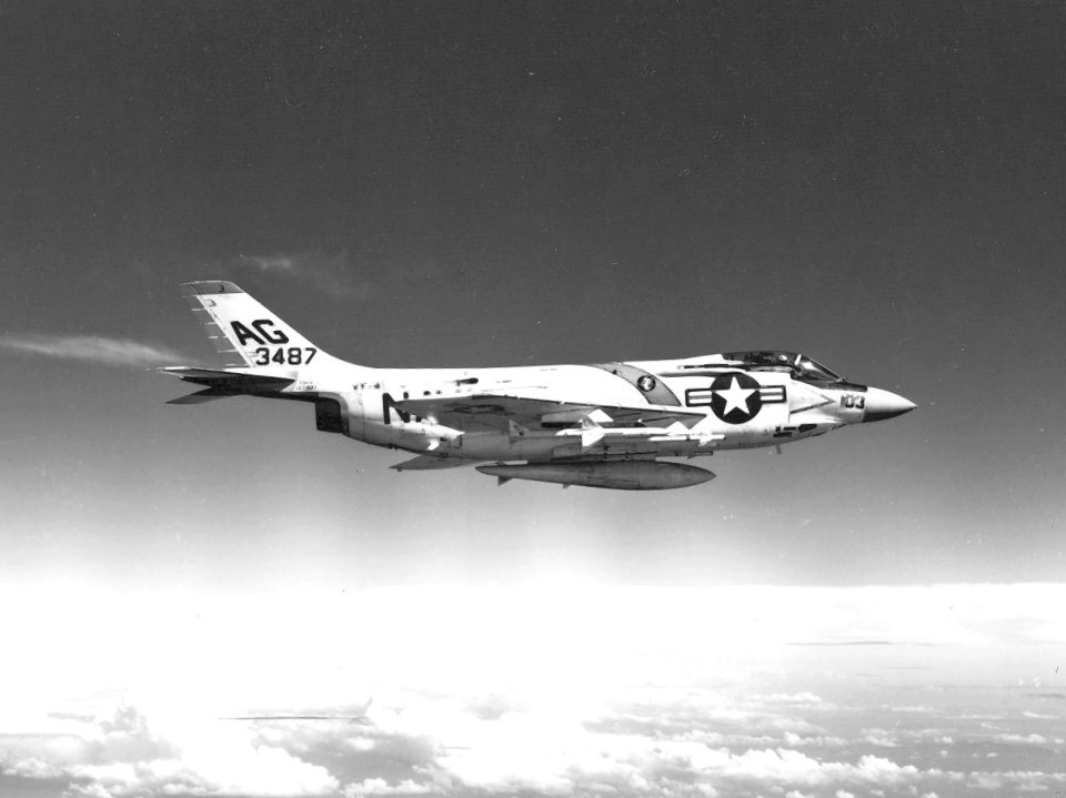 F3H-2 Demon of VF-41 in flight in 1961