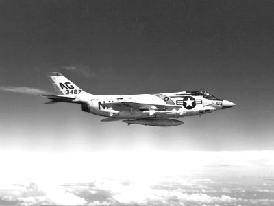 F3H-2 Demon of VF-41 in flight in 1961 photo