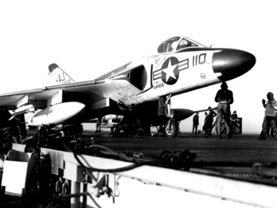 F4D-1 VF-102 CVA-59 launching