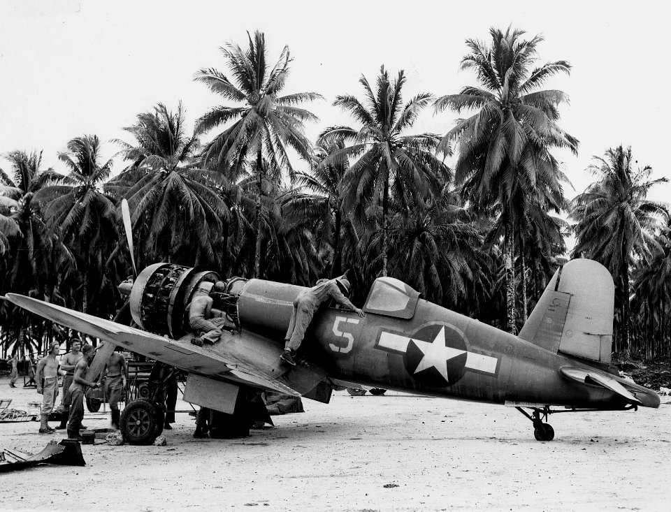 F4U-1A Corsair VF-17 on Green Island 1944